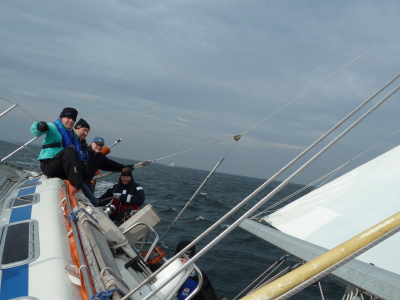 ÆRØ sehr hart am WInd