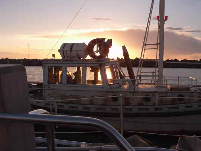 Roenne Sonnenuntergang